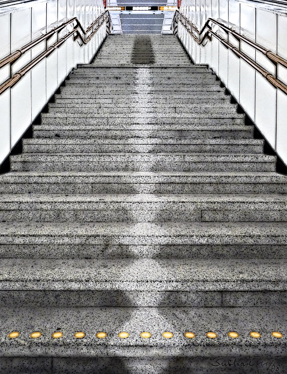 Das Bild der Kalenderwoche 08/47: „U-Bahn-Treppe”