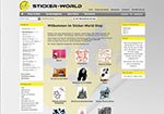 Screenshot www.sticker-world.at