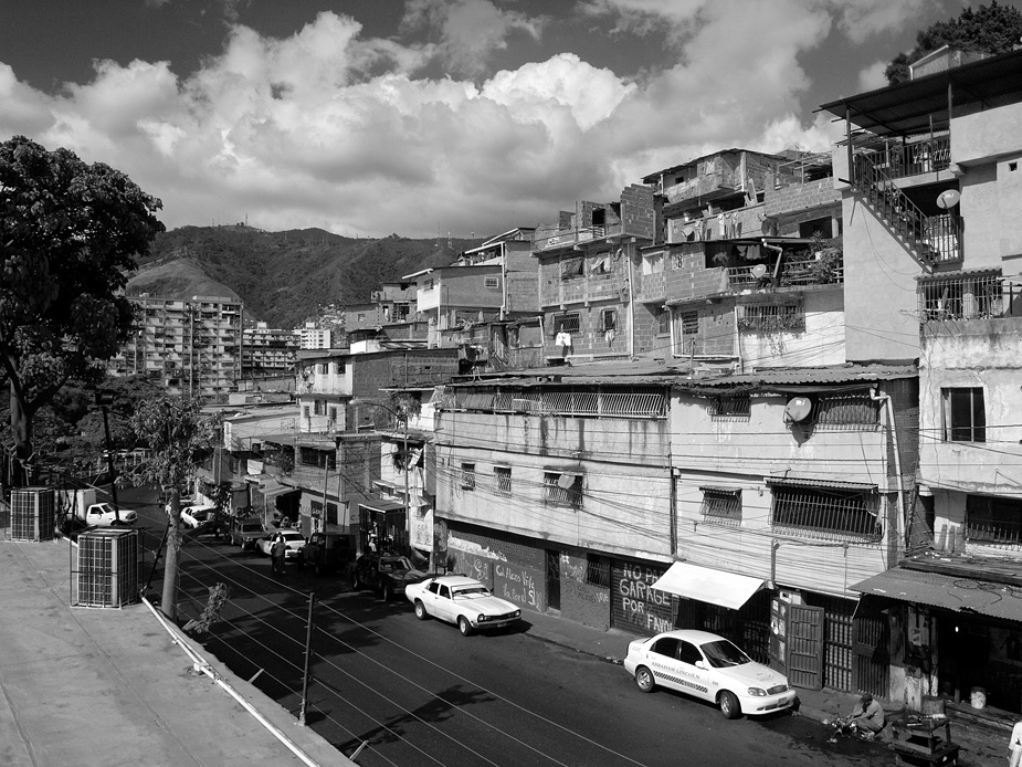 Straße im Barrio 23 (Caracas)