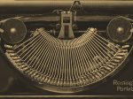 Uli K.: „The Old Smiling Typewriter”; „Verflossene Zeit” mit „Zentralperspektive” (A28/W06) – “Former times” with “Central perspective”