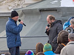 Roland Düringer bei der Demonstration „Bürgerrecht statt Bankenrecht”, Wien, 7.12.2012 (Foto Subhash)