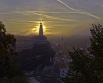 Subhash: „Český Krumlov am Morgen”