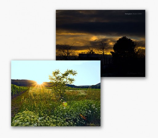 Example pages “Nature photography - a portfolio”