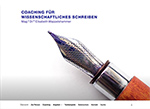 Screenshot Mag.a Dr.in Elisabeth Wappelshammer | Coaching für wissenschaftliches Schreiben