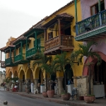 Bunte Häuser in der Altstadt