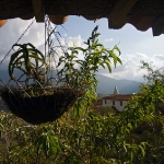 Auf der Veranda der Posada Guamanchi